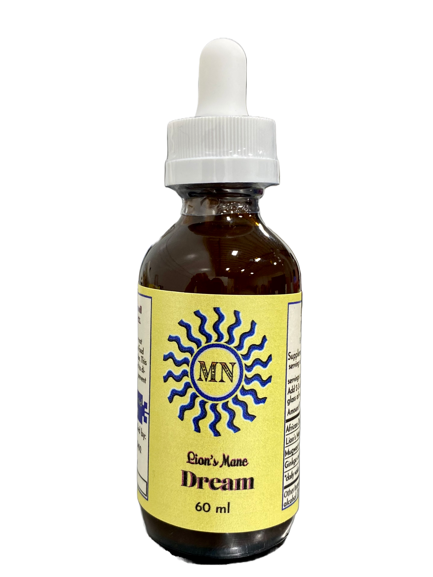 Lions Mane dream tincture - front view